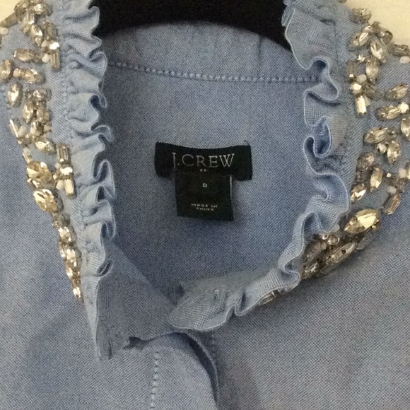 J. Crew Tops - J Crew woman’s shirt studded collar